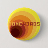 boneHeads™ ロゴ BAUHS-1 缶バッジ (正面)