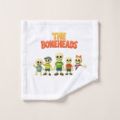 Bones Academy™ と The Boneheads™ バスタオルセット (ウォッシュタオル)