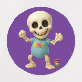 Bones Academy™ The Boneheads™ — ラベル (デザイン1)