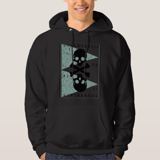 Bones and Skulls Pirate パーカ (正面)