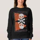 Bones and Skulls Pirate  2 スウェットシャツ (正面)