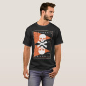 Bones and Skulls Pirate  2 Tシャツ (正面フル)