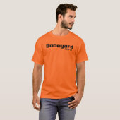 Boneyard Records Tシャツ (オレンジ) (正面フル)