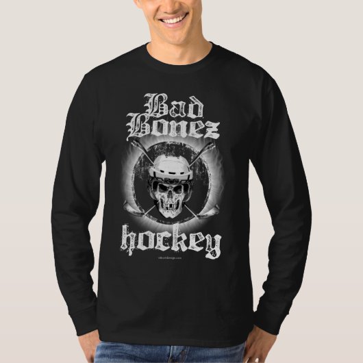 Bonezの悪いホッケー Tシャツ (正面)