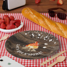 BonfireパーティーLet's More ペーパープレート