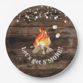 BonfireパーティーLet's More ペーパープレート (正面)