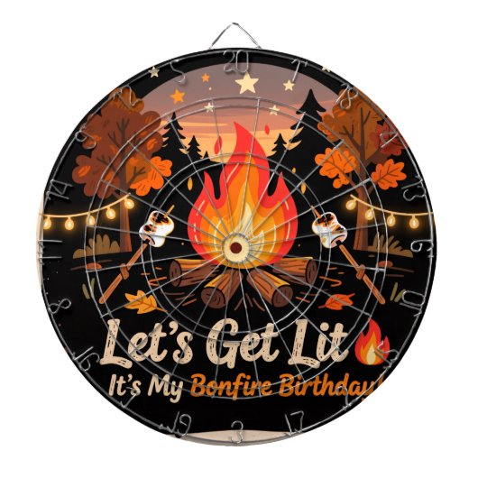 Bonfire Beer Pong Table 🔥 | Outdoor Party  ダーツボード (正面)