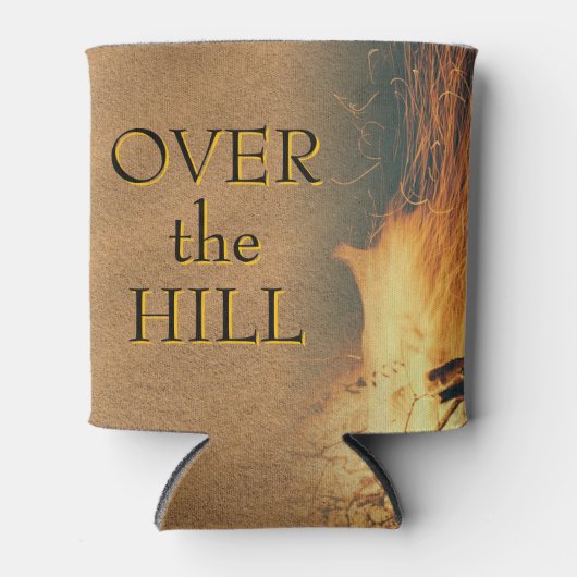 Bonfire Birthday Over the Hill 缶クーラー (正面)
