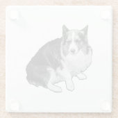 Bonfire Dot Rim ガラスコースター (裏面)