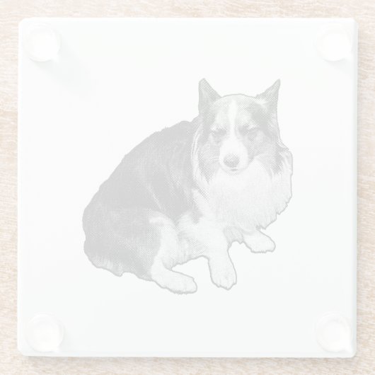 Bonfire Dot Rim ガラスコースター (裏面)