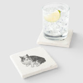 Bonfire Dot Rim ストーンコースター (横)