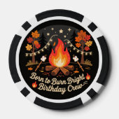 Bonfire Night Poker Chips 🔥 | Cozy Outdoor Game ポーカーチップ (裏面)