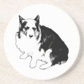 Bonfire Rim Corgi コースター (正面)