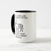 Bongo Antelope Mug, Bongo Lover Gifts マグカップ (正面左)