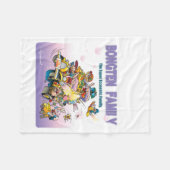 BONGTENG FAMILY　バスでスタート！ フリースブランケット (正面(横))