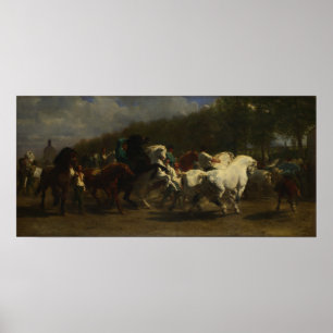 Bonheur - The Horse Fair 1855 ポスター