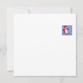  Bonhomme de neige カード (裏面)