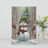 Bonhomme de neige 便箋 (スタンド正面)