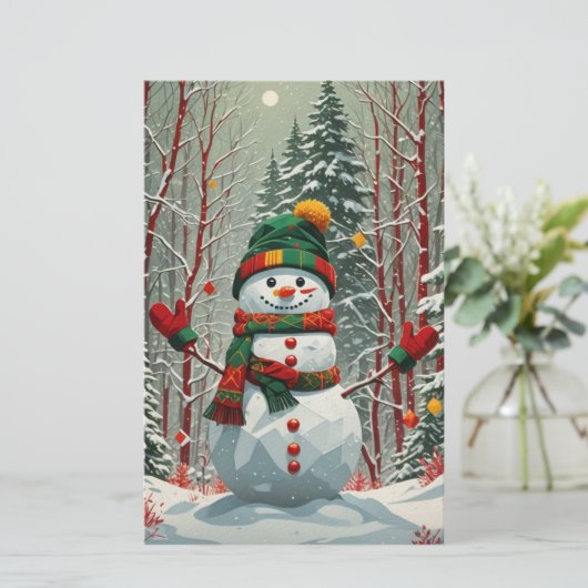 Bonhomme de neige 便箋 (スタンド正面)