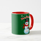 Bonhomme de Neige Festif マグカップ (正面右)