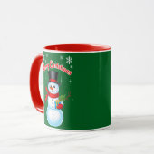 Bonhomme de Neige Festif マグカップ (正面左)