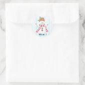 Bonhomme de neige (Wow!)報酬 ラウンドシール (バッグ)