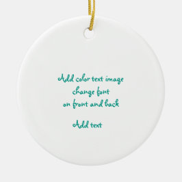 Bonhoveyによるクリスマスのオーナメントはイメージか文字を加えます セラミックオーナメント