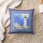 Bonhovey著ポートランドヘッド軽い枕 クッション (ブランケット)