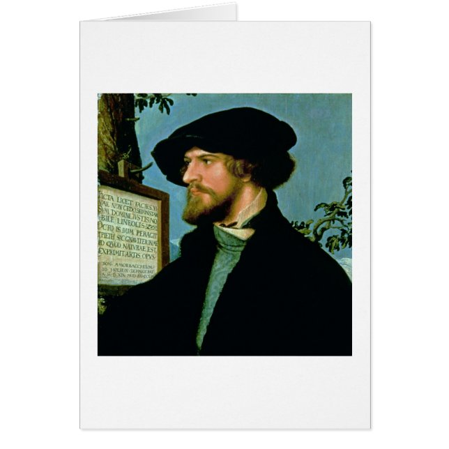 Bonifacius Amerbach 1519年(pinewoodの油) (正面)