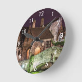 Bonifacius Bridge in Bruges ラウンド壁時計 (傾斜)