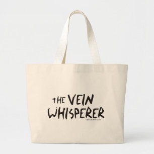 Bonified_Nurse_-_the_vein_whisperer2 ラージトートバッグ