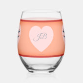 Bonis Avibus  ステムなしワイングラス (左)