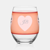 Bonis Avibus Drinkware Set Stemless Wine Glass ステムなしワイングラス (左)