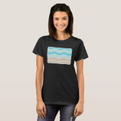 Bonita Springs Florida Retro FL Waves Beach Souven Tシャツ (正面フル)