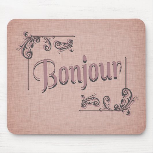 Bonjourのマウスパッド マウスパッド (正面)