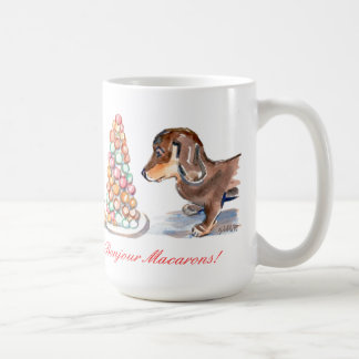 Bonjourのマカロンのマグ コーヒーマグカップ