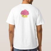 BONJOURの口ひげ Tシャツ (裏面)