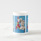 Bonjourパリ ボーンチャイナマグカップ (正面)