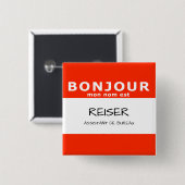 BONJOURモンノムエスト 缶バッジ (正面&裏面)