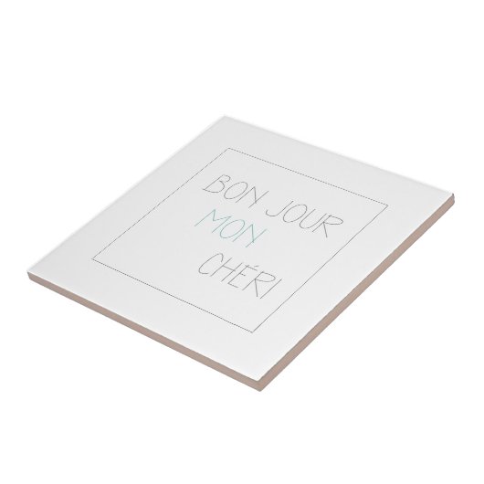 Bonjour月曜日Cheri タイル (側面)