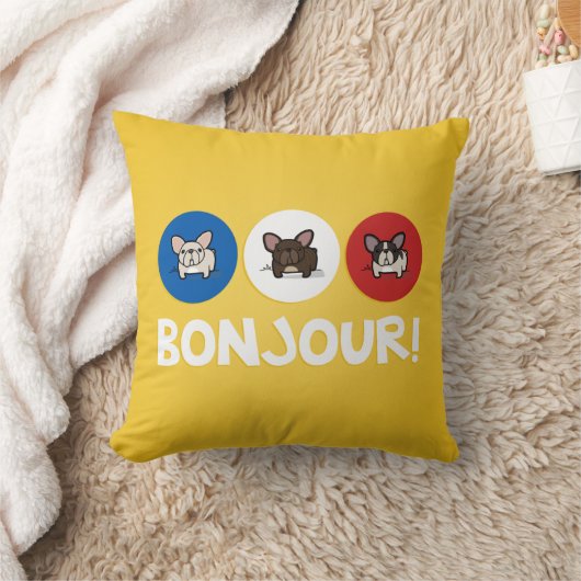 Bonjour! クッション (ブランケット)