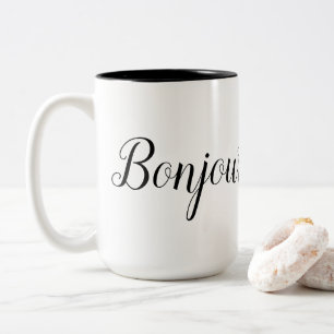 Bonjour ツートーンマグカップ