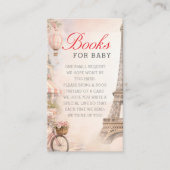Bonjour Bébé Baby Shower Books for baby Insert エンクロージャーカード (正面)