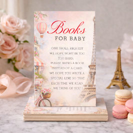 Bonjour Bébé Baby Shower Books for baby Insert エンクロージャーカード