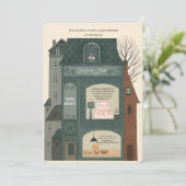 Bonjour Bebe Baby Shower  Invitation 招待状 (スタンド正面)
