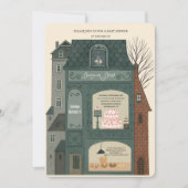 Bonjour Bebe Baby Shower  Invitation 招待状 (正面)