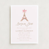 Bonjour Bebe Baby Shower Invitation 招待状