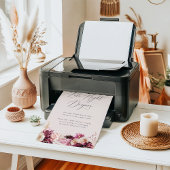 Bonjour Bébé Late Night Diapers Baby Shower Sign ポスター