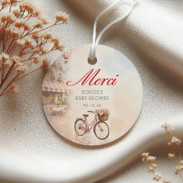Bonjour Bébé Paris Baby Shower  フェイバータグ