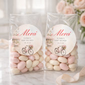 Bonjour Bébé Paris Baby Shower  ラウンドシール